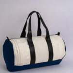 White/navy blue